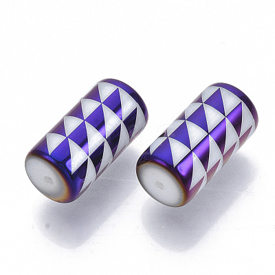Electroplate Glass Beads EGLA-N003-05A-1