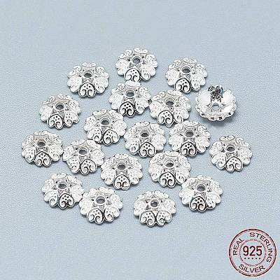 925 Sterling Silver Bead Caps LS-STER-T002-87S-1