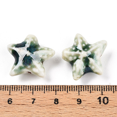 Handmade Porcelain Beads PORC-N008-09H-1