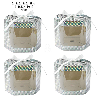 Hexagon Laser Window Paper Gift Boxes CON-FZC0002-001A-03-1
