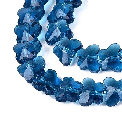 Transparent Glass Beads Strands GLAA-Q118-01A-B01-1
