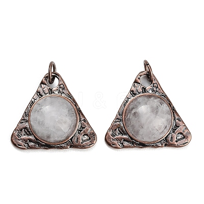 Natural Quartz Crystal Pendants GG-CBACC2B-04R-01-1