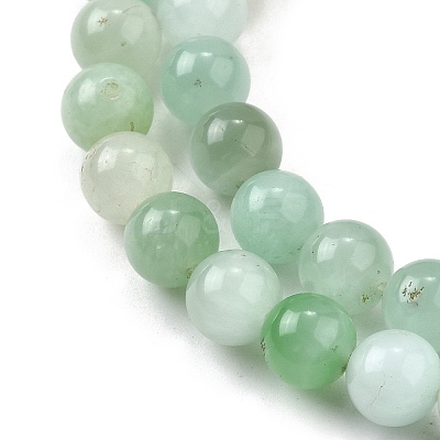 Natural Glass Beads Strands G-L621-B12-6mm-1