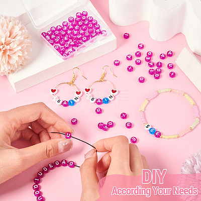 100Pcs 5 Styles Transparent Acrylic Beads OACR-TA0003-48A-1