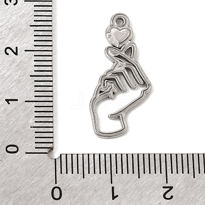 304 Stainless Steel Pendant Cabochon Settings SA-CBA9B1E-07P-1