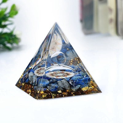 Orgonite Pyramid Resin Display Decorations PW-WGF2BFF-01-1
