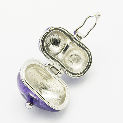 Brass Prayer Box Pendants KK-J269-A02-1