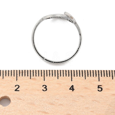 Non-Tarnish 304 Stainless Steel Adjustable Rings RJEW-K245-49P-1