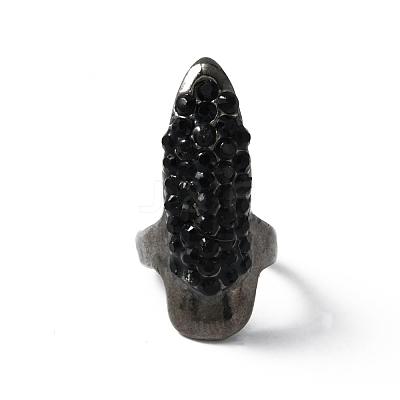 Alloy Women Finger Nail Rings MRMJ-WH0077-028A-B-1