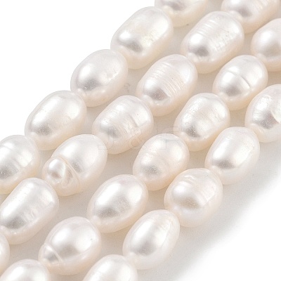 Natural Cultured Freshwater Pearl Beads Strands PEAR-P062-08H-1