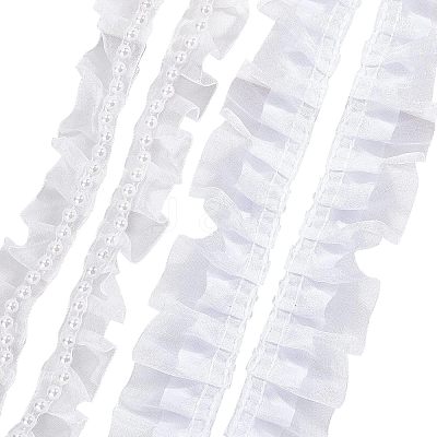 5 Yards 2 Style Polyester Ribbon OCOR-CA0001-04-1