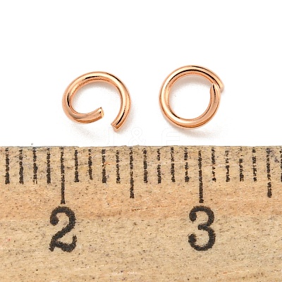304 Stainless Steel Open Jump Rings STAS-O107-06RG-F-1