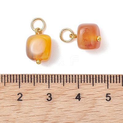 Natural Agate Pendants PALLOY-JF05214-1