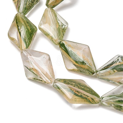 Transparent Handmade Lampwork Beads LA-CBAF0C8-02D-1