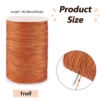 200 Yards Nylon Braided Threads NWIR-PH0002-23G-1