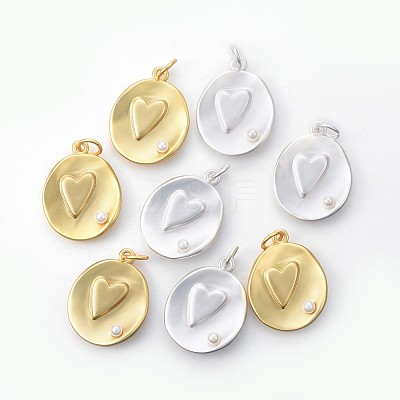 Brass Pendants KK-F783-05-1