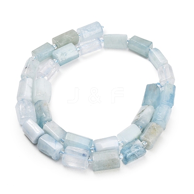 Natural Aquamarine Beads Strands G-F836-B10-01-1