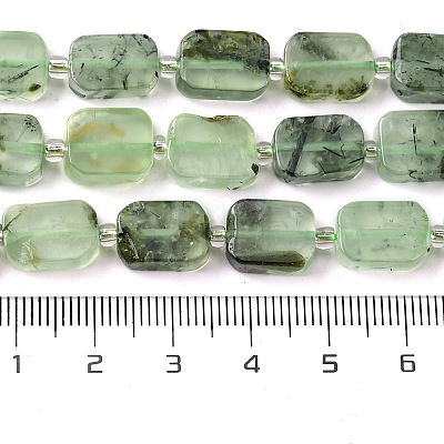 Natural Prehnite Beads Strands G-C098-A03-01-1