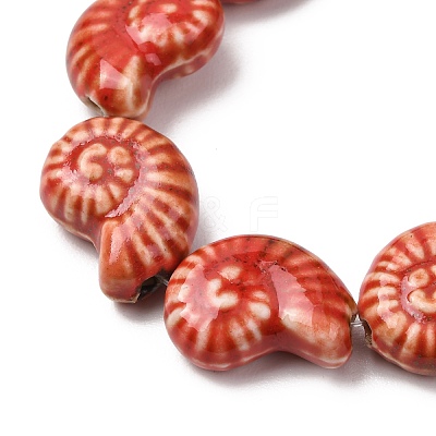 Ocean Series Handmade Porcelain Beads PORC-R002-03G-1