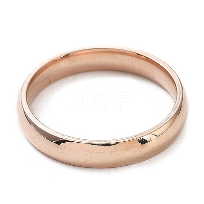 Ion Plating(IP) 304 Stainless Steel Flat Plain Band Rings STAS-I160-C-16mm-RG-1
