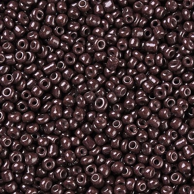 Baking Paint Glass Seed Beads SEED-S001-K18-1
