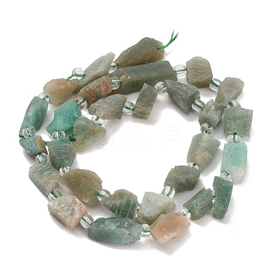 Natural Amazonite Beads Strands GG-CBA0B77-A25-02-1