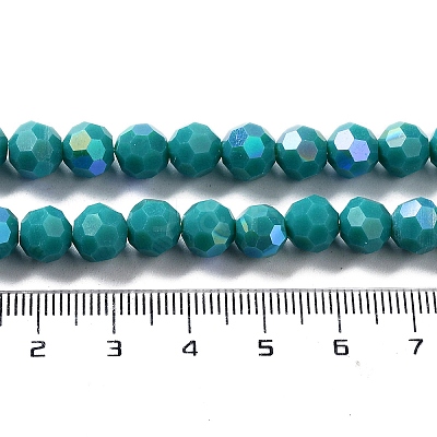 Opaque Glass Beads Strands EGLA-A035-P8mm-L12-1