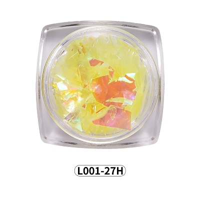 Irregular Iridescent Nail Sequins Flakes MRMJ-L001-27H-1