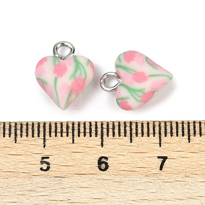 Handmade Polymer Clay Charms CLAY-G112-01K-1