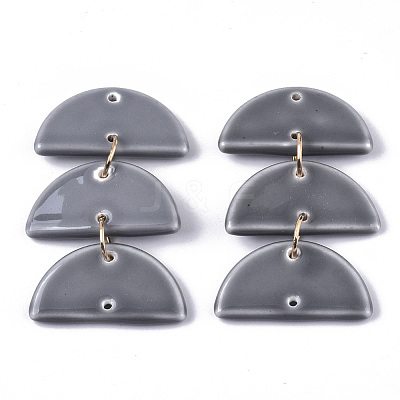 Handmade Porcelain Links Connectors PORC-S501-035A-1