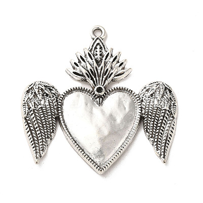 Tibetan Style Alloy Pendants PALLOY-M217-01A-AS-1