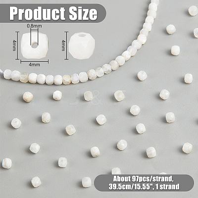 1 Strand Natural Rainbow Moonstone Beads Strands G-NB0005-73-1