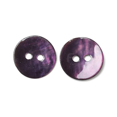2-Hole Mother of Pearl Buttons BSHE-G029-08-1