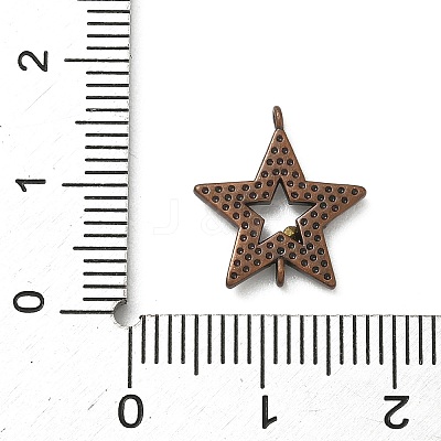Brass Multi-Stone Links KK-Q386-R-1