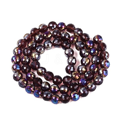 Transparent Glass Beads Strands GLAA-Q107-02A-19-1