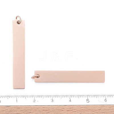 Ion Plating(IP) 304 Stainless Steel Pendants LS-STAS-I311-14A-RG-1