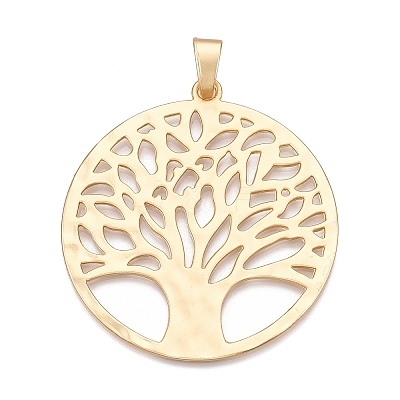 Plating Alloy Big Pendants PALLOY-T090-14G-1