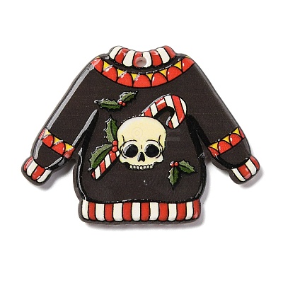 Halloween Theme Acrylic Pendants OACR-Q098-02B-1