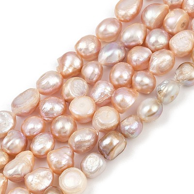 Natural Cultured Freshwater Pearl Beads Strands PEAR-P064-20K-01B-1