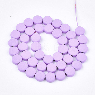 Spray Painted Non-magnetic Synthetic Hematite Beads Strands G-T116-01B-09-1