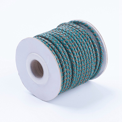 Round Braided Cowhide Cords WL-L009-01U-1