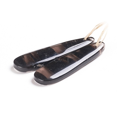 Natural Obsidian Pendants G-G827-03C-1
