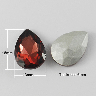 Glass Pointed Back Rhinestone RGLA-Q002-14-1