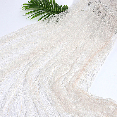 Polyester Spider Web Lace Fabric DIY-WH20049-44C-1