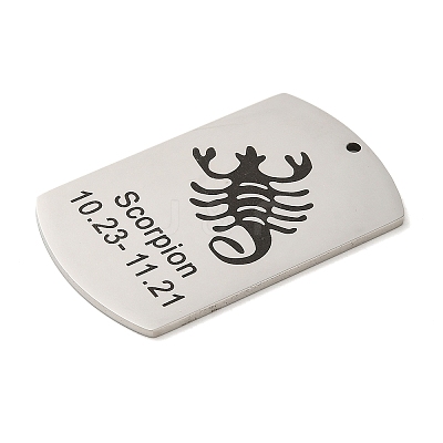 Non-Tarnish 304 Stainless Steel Pendants STAS-C098-01J-P-1