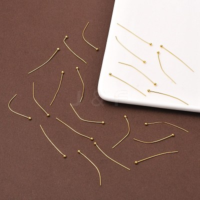 Brass Ball Head Pins KK-R020-07G-1
