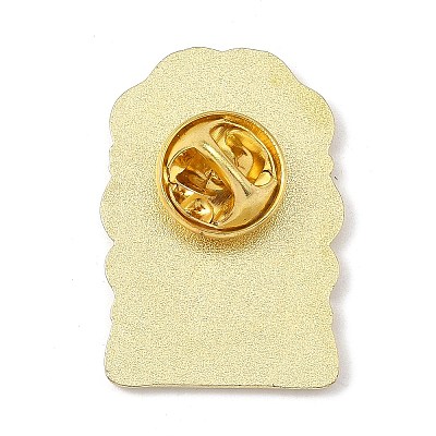 Hippie Daisy Girl Enamel Pins AL-Z002-01G-02-1