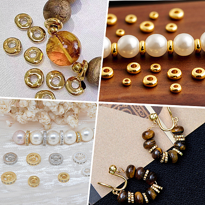 240Pcs 6 Styles Brass Beads KK-BBC0025-79-1