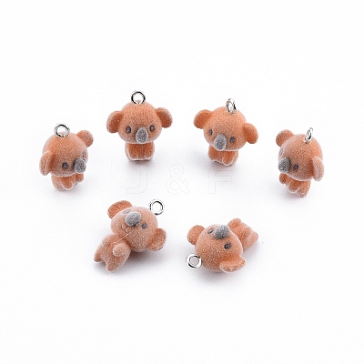 Opaque Resin Pendants X-RESI-T053-11-1