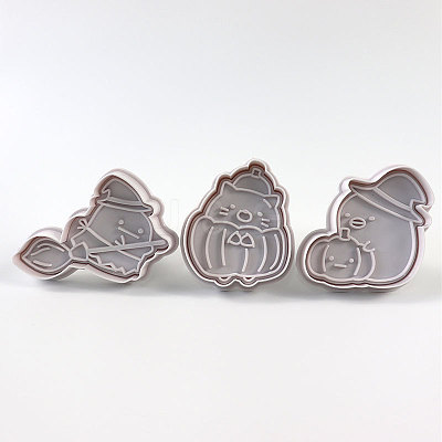 Food Grade Plastic Cookie Cutter Sets DIY-L020-37-1